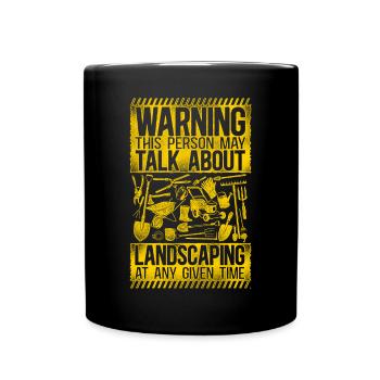 Paysagiste Aménagement Paysager - Mug uni - noir - Devant