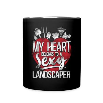 Landscaper Landscaping Landscape - Tasse einfarbig - Schwarz - Vorne