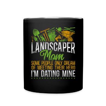 Landscaper Landscaping Landscape - Tasse einfarbig - Schwarz - Vorne