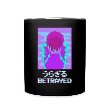 Emo Anime Young Vaporwave Esthétique Trahie Ge - Mug uni - noir - Devant