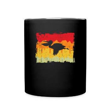 Pelikan Rétro - Mug uni - noir - Devant