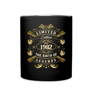 Juillet 1982 - Cadeau d’anniversaire 40. Génial. - Mug uni - noir - Devant