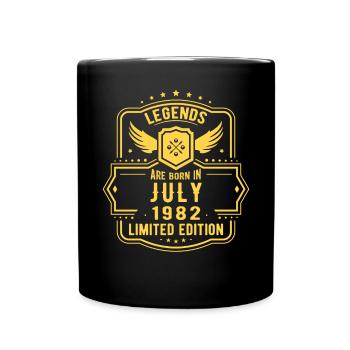 Juli 1982 - 40. Geburtstag Geschenk. Awesome. - Tasse einfarbig - Schwarz - Vorne