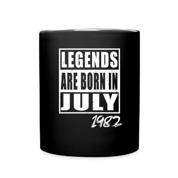 Juli 1982 - 40. Geburtstag Geschenk. Awesome. - Tasse einfarbig - Schwarz - Vorne