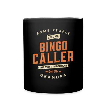 Bingo Appelant Drôle Titre du poste Profession - Mug uni - noir - Devant