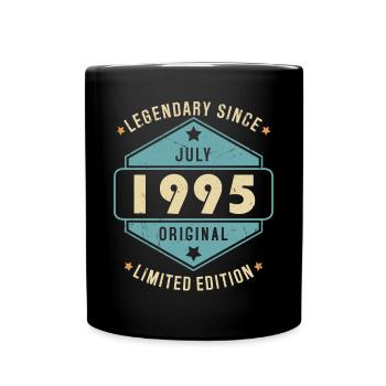 Juillet 1995 Vintage Retro Anniversaire - Mug uni - noir - Devant
