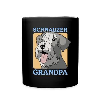 Schnauzer Grandpa Propriétaire De Chien Propriétaire Cadeau - Mug uni - noir - Devant