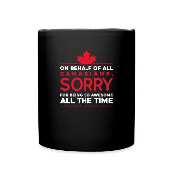 Canada - Mug uni - noir - Devant