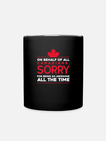 Canada - Mug uni - noir