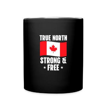 Kanada - Tasse einfarbig - Schwarz - Vorne