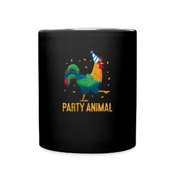 Chicken - Full Colour Mug - black - Front
