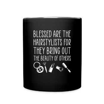 Haistylist Shirt Cadeau Coiffeur - Mug uni - noir - Devant