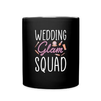 Wedding Glam Squad Chemise Maquilleuse - Mug uni - noir - Devant