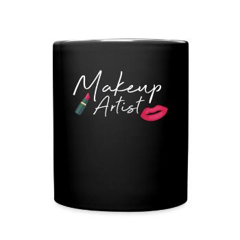 Makeup Artist Shirt Gift - Full Colour Mug - black - Front