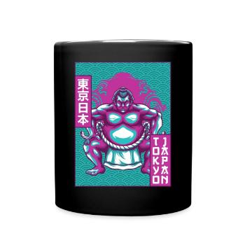 Sumo Wrestler Sumo Wrestling Tokyo Japon Cadeau - Mug uni - noir - Devant