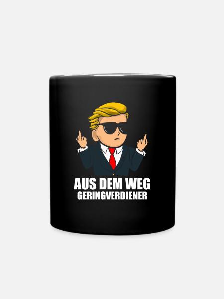 À l’écart Faible revenu Riche millionnaire - Mug uni - noir