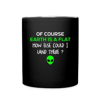 Étranger - Mug uni - noir - Devant
