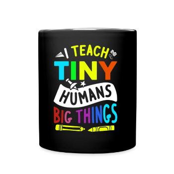 Teacher Gift Educator Pedagogue School Teacher Training - Full Colour Mug - black - Front