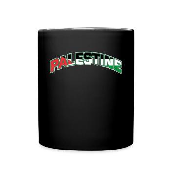 Palestine Gift Free Palestine Gaza Strip - Full Colour Mug - black - Front