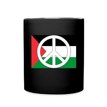 Palestine Tshirt Hommes Enfants Femmes Palestine - Mug uni - noir - Devant