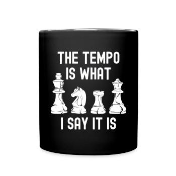 Chess Gift Board Game Chess Game Chess Board - Full Colour Mug - black - Front