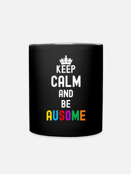 Autismus - Tasse einfarbig - Schwarz