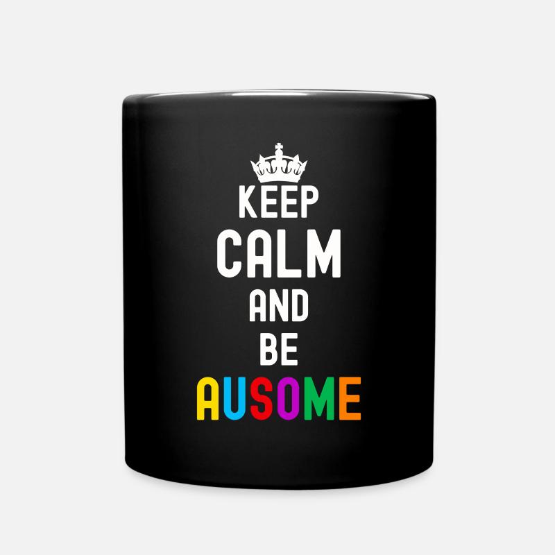 Autismus - Tasse einfarbig - Schwarz
