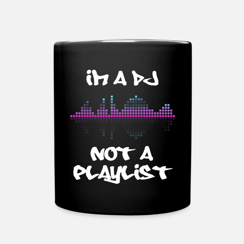 DJ - Tasse einfarbig - Schwarz
