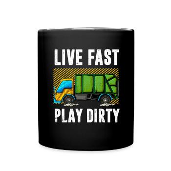 Garbage Man Cadeau Garbage Collection Waste Profession - Mug uni - noir - Devant