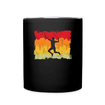 Badminton Rétro - Mug uni - noir - Devant