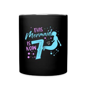 Mermaid Gift Sea Mermaid Mermaid JGA Bride - Full Colour Mug - black - Front