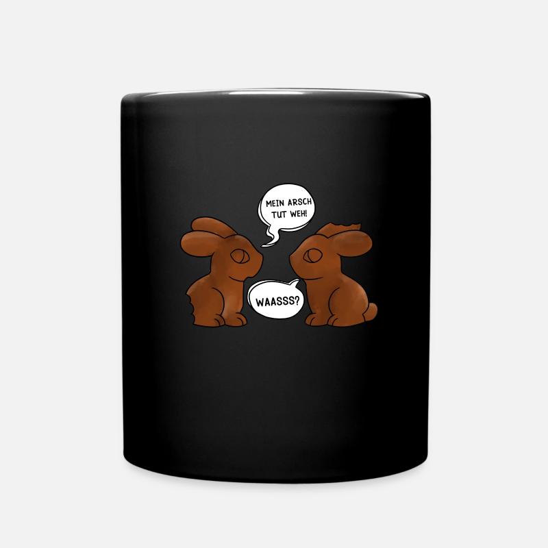 Schokolade - Tasse einfarbig - Schwarz