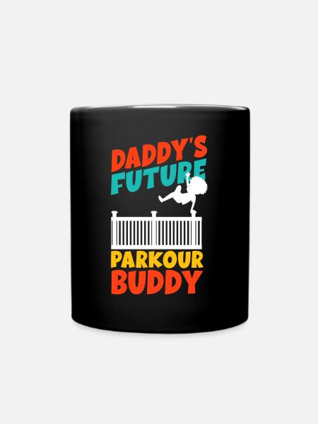Parkour Free Running Traceur Enfants - Mug uni - noir