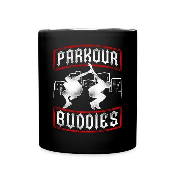 Parkour Free Running Traceur - Full Colour Mug - black - Front