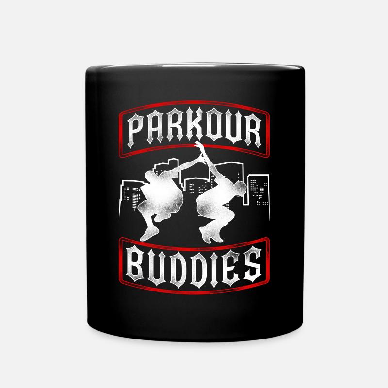 Parkour Free Running Traceur - Tasse einfarbig - Schwarz