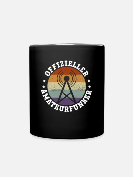 Offizieller Amateurfunker - Amateurfunk - Tasse einfarbig - Schwarz
