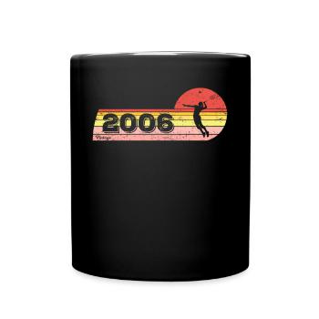 Badminton Player Vintage 2006 Anniversaire Femmes - Mug uni - noir - Devant