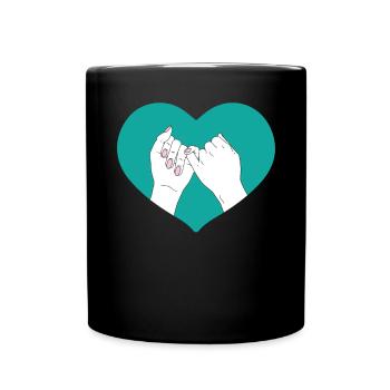 Best Friend Forever Friendship Bestie BFF Squad - Full Colour Mug - black - Front