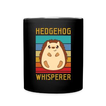 Citation de Chuchoteur de hérisson pour un amoureux des hérissons - Mug uni - noir - Devant