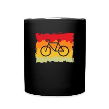 Vélo Rétro - Mug uni - noir - Devant