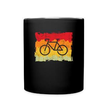 Vélo Rétro - Mug uni - noir - Devant