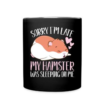 Drôles de hamsters Mon idée cadeau mignonne pour H - Mug uni - noir - Devant
