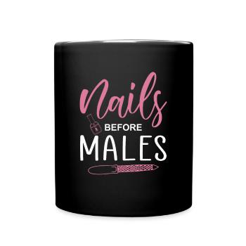 Nail Artist Shirt Gift - Full Colour Mug - black - Front