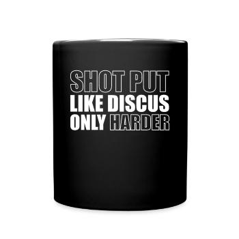Gift Shot Put Shirt Gift - Full Colour Mug - black - Front