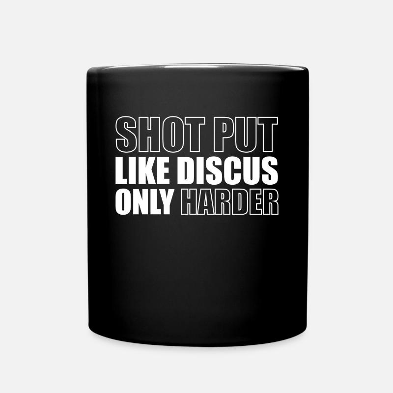 Geschenk Kugelstoß Shirt Geschenk - Tasse einfarbig - Schwarz