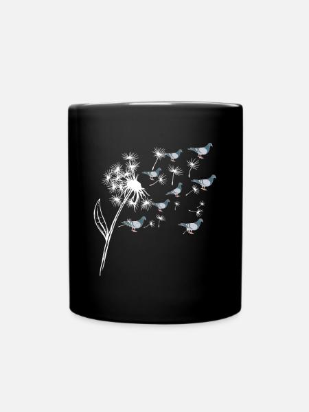 Pigeon Cadeau Pigeon Chemise - Mug uni - noir