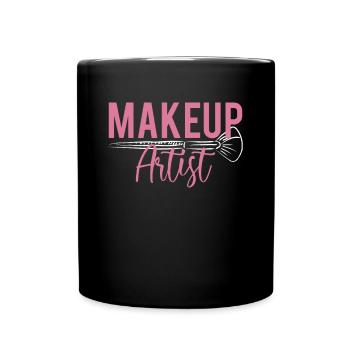Makeup Artist Shirt Gift - Full Colour Mug - black - Front