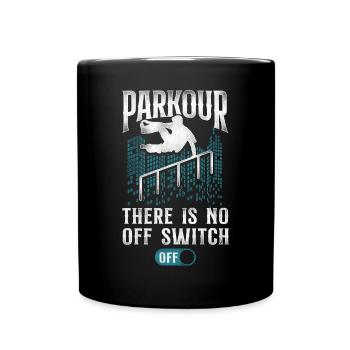 Parkour Free Running Traceur - Full Colour Mug - black - Front