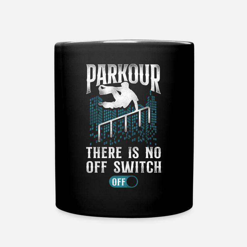 Parkour Free Running Traceur - Tasse einfarbig - Schwarz