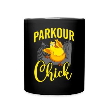 Parkour Free Running Traceur - Full Colour Mug - black - Front